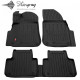 CAR RUBBER FLOOR MATS BLACK VOLKSWAGEN TOUAREG III (2018-...) 3D STINGRAY
