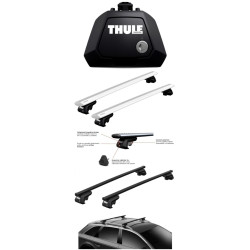 Barras de techo THULE SKODA OCTAVIA III COMBI con raíles de techo (2013-2020) CONJUNTOS, DIFERENTES OPCIONES