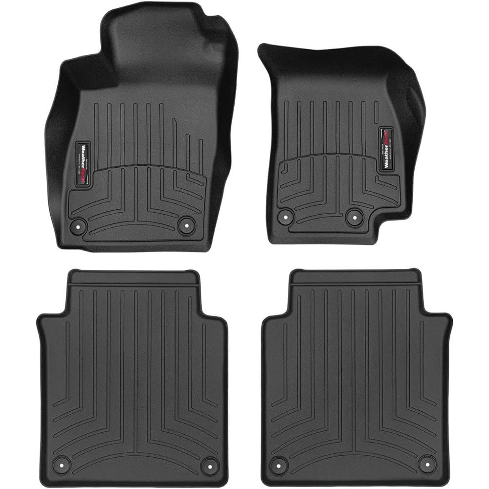 Alfombrillas de coche negras WEATHERTECH FLOORLINER AUDI A8 (2017-...) 441350-1-2
