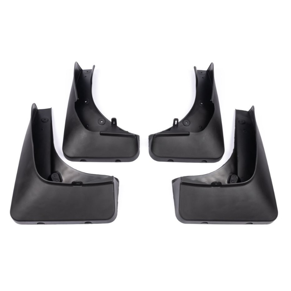 Car mud flaps BMW X5 E70 with OEM silver side steps (2007-2013)