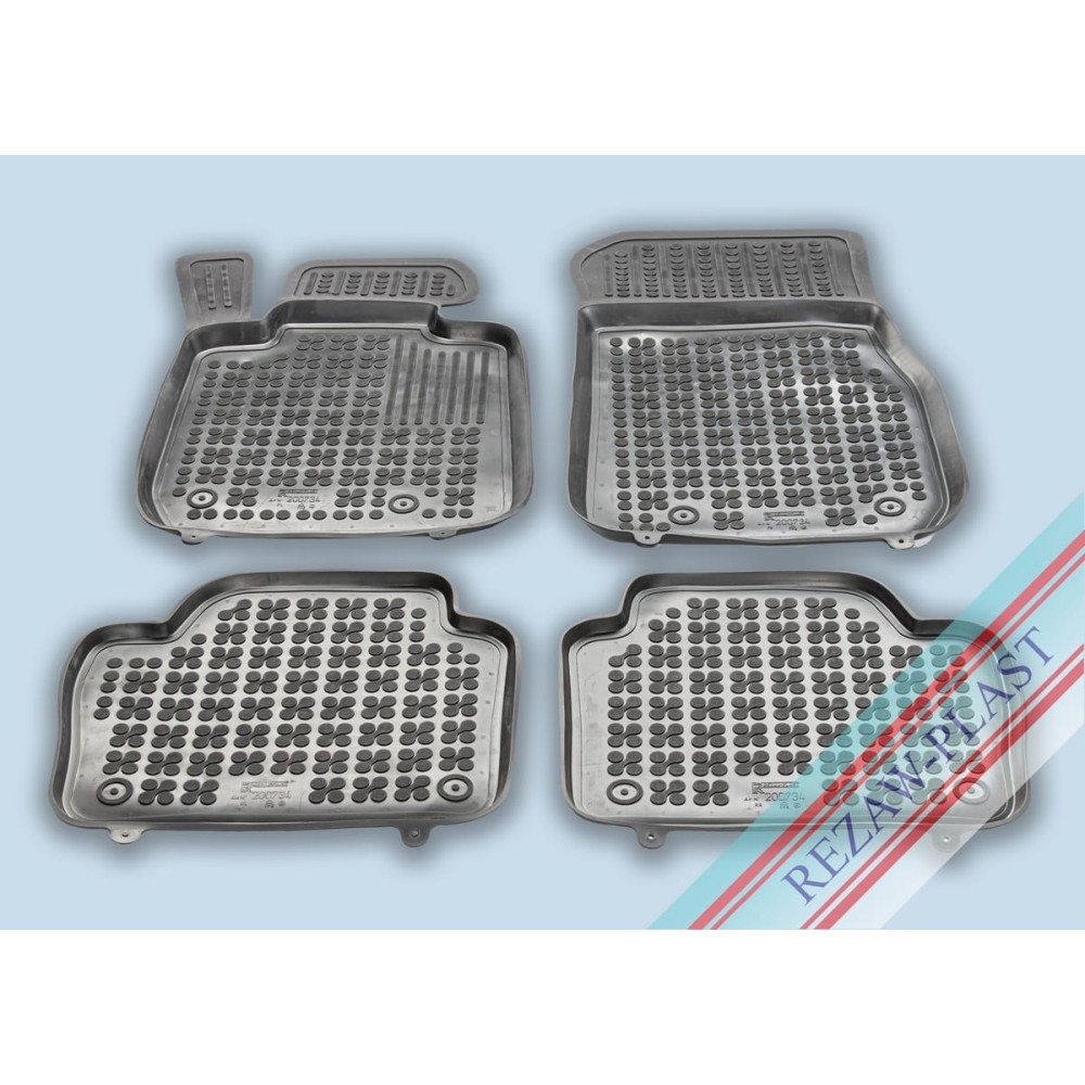Car rubber floor mats black BMW 3 F30/F31 (2012-2018) 200734