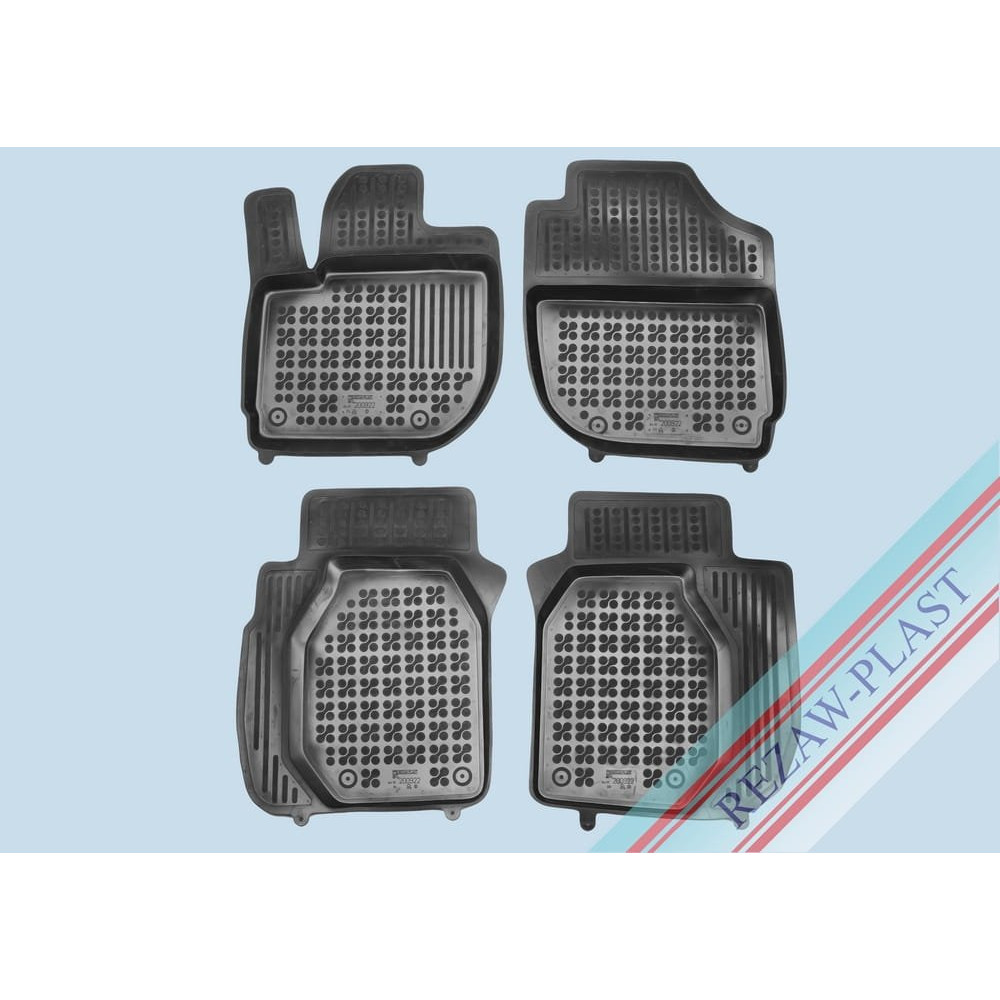 Car rubber floor mats black HONDA JAZZ (2020-...) 200922