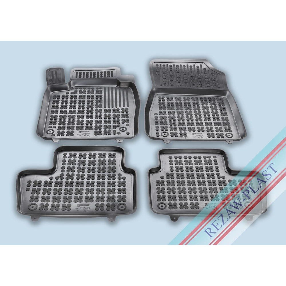 Car rubber floor mats black NISSAN JUKE II (2020-...) 201824