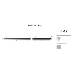 Molduras laterales decorativas F-17