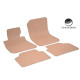 Car rubber mats beige BMW 3 E90/E91 (2005-2012) GUZU