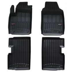 Car rubber floor mats black FIAT 500 2007-...) 3D FROGUM