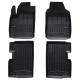 Car rubber floor mats black FIAT 500 2007-...) 3D FROGUM
