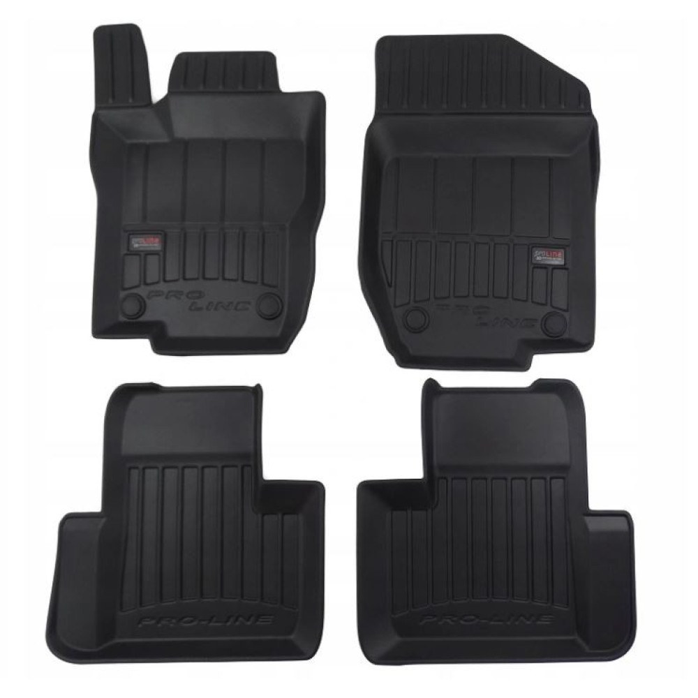 Car rubber floor mats black MB GL-class X164 (5s.)(2006-2012) 3D FROGUM