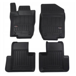 Car rubber floor mats black MB GL-class X164 (5s.)(2006-2012) 3D FROGUM