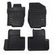 Car rubber floor mats black MB GL-class X164 (5s.)(2006-2012) 3D FROGUM