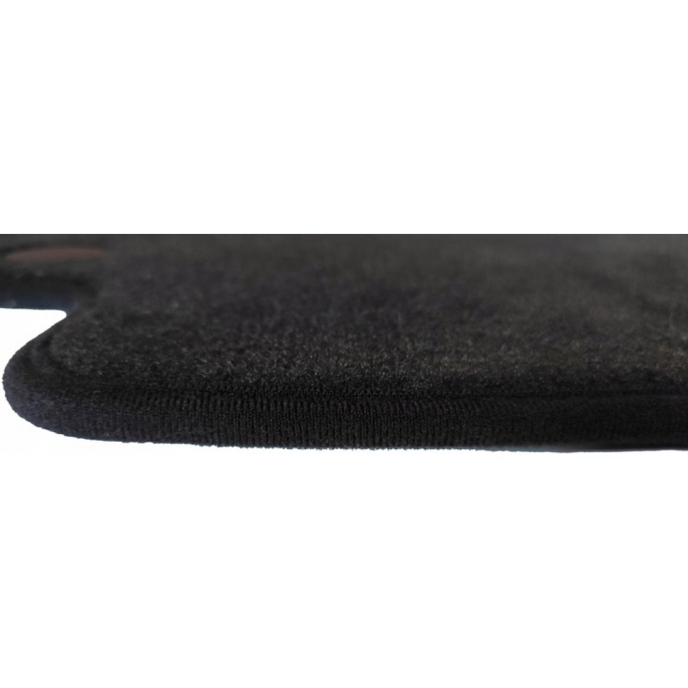 Car textile mats black SKODA FABIA III (2014-...) PREMIUM