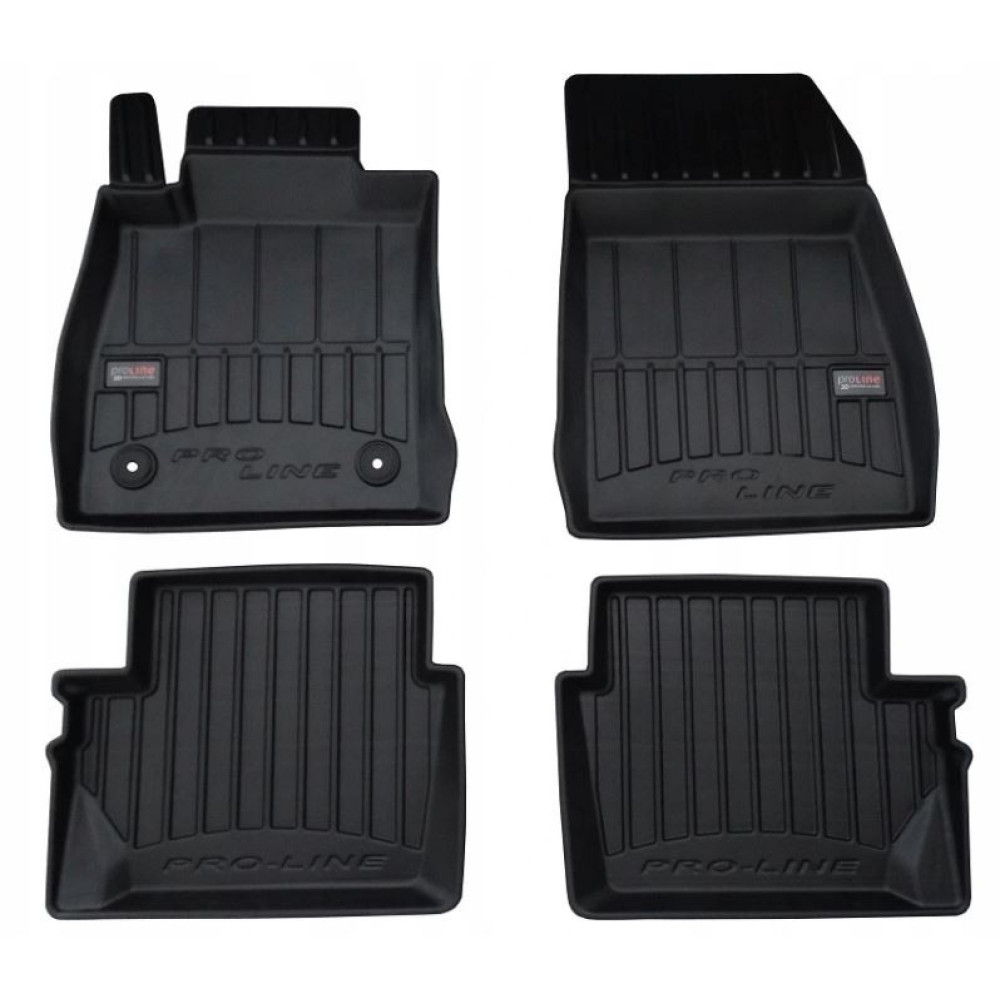 Car rubber floor mats black FORD PUMA (2020-...) 3D FROGUM