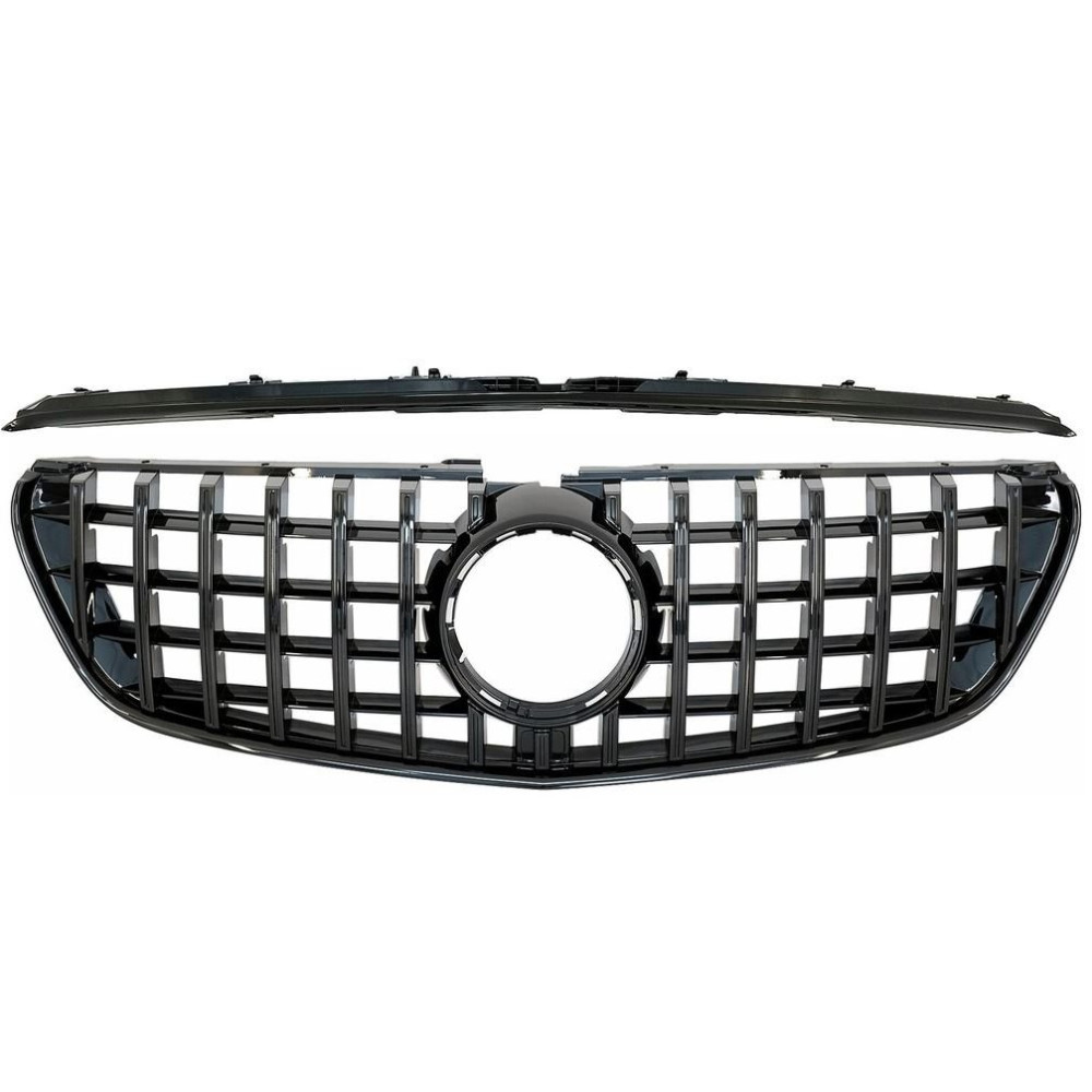 Front grill MB V-class W447 (2014-2019) Panamericana All black