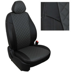 Car seat covers *ARIGON ECO-LEATHER ROMB* HYUNDAI SANTA FE III (5s.)(2012-2018)