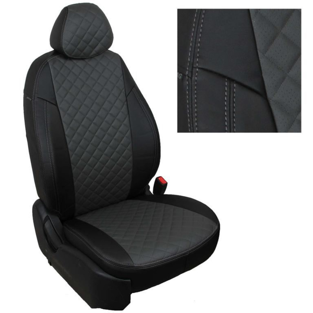 Car seat covers *ARIGON ECO-LEATHER ROMB* LAND ROVER DISCOVERY III (2004-2009)