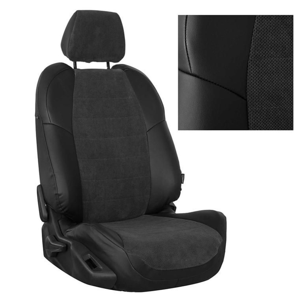Car seat covers *ARIGON ECO-LEATHER VELUR* MB C-class W203 Sedan (2000-2007)