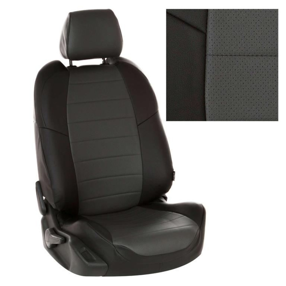 Car seat covers *ARIGON ECO-LEATHER STRIPE* KIA SORENTO (5s.)(2009-2015)