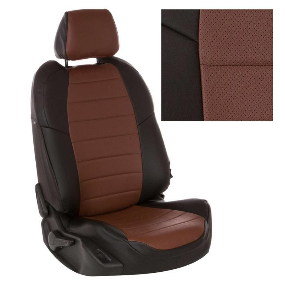 Car seat covers *ARIGON ECO-LEATHER STRIPE* PEUGEOT BOXER (1+2)(2006-...)