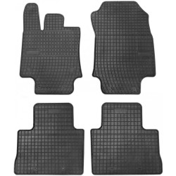 Car rubber floor mats black TOYOTA RAV4 Automat. (2019-...) NEGRO