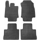 Car rubber floor mats black TOYOTA RAV4 Automat. (2019-...) NEGRO
