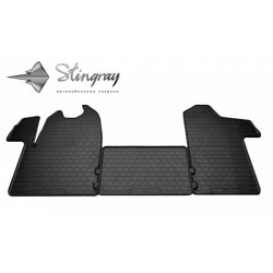 CAR RUBBER FLOOR MATS BLACK NISSAN NV400 (2010-...) STINGRAY