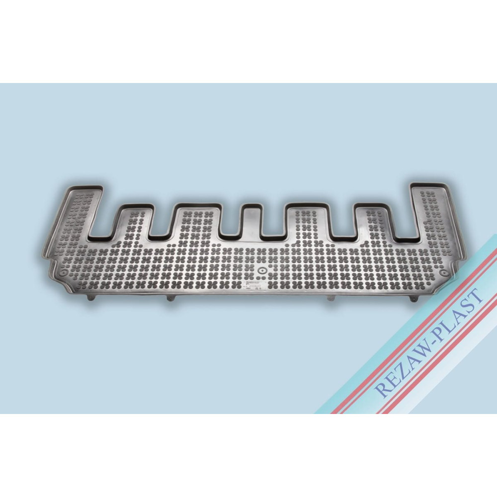 Car rubber floor mats black  FORD TOURNEO Custom 2nd row (2018-...) 200633 