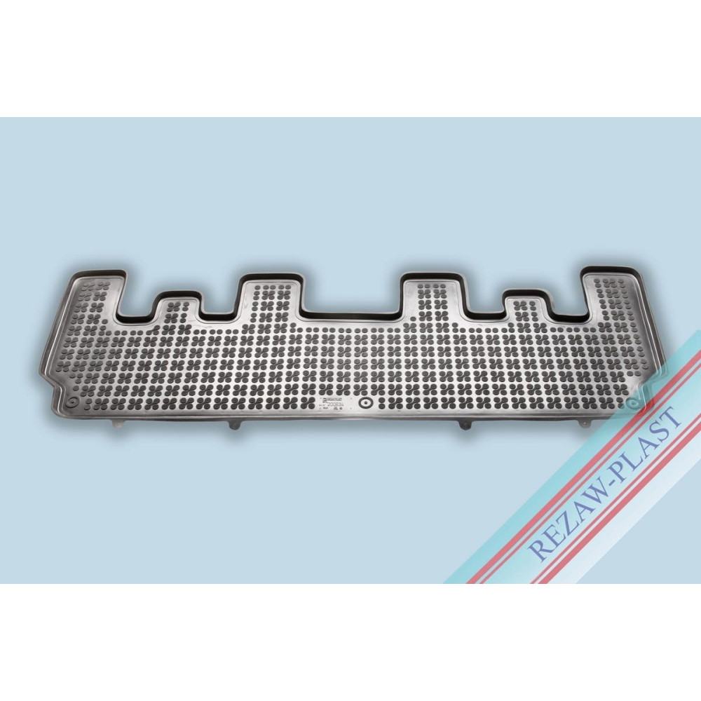 Car rubber floor mats black FORD TOURNEO CUSTOM 3rd row (2018-...) 200634