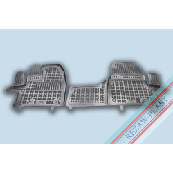 Car rubber floor mats black FORD TOURNEO Custom (2s.)(2018-...) 200636