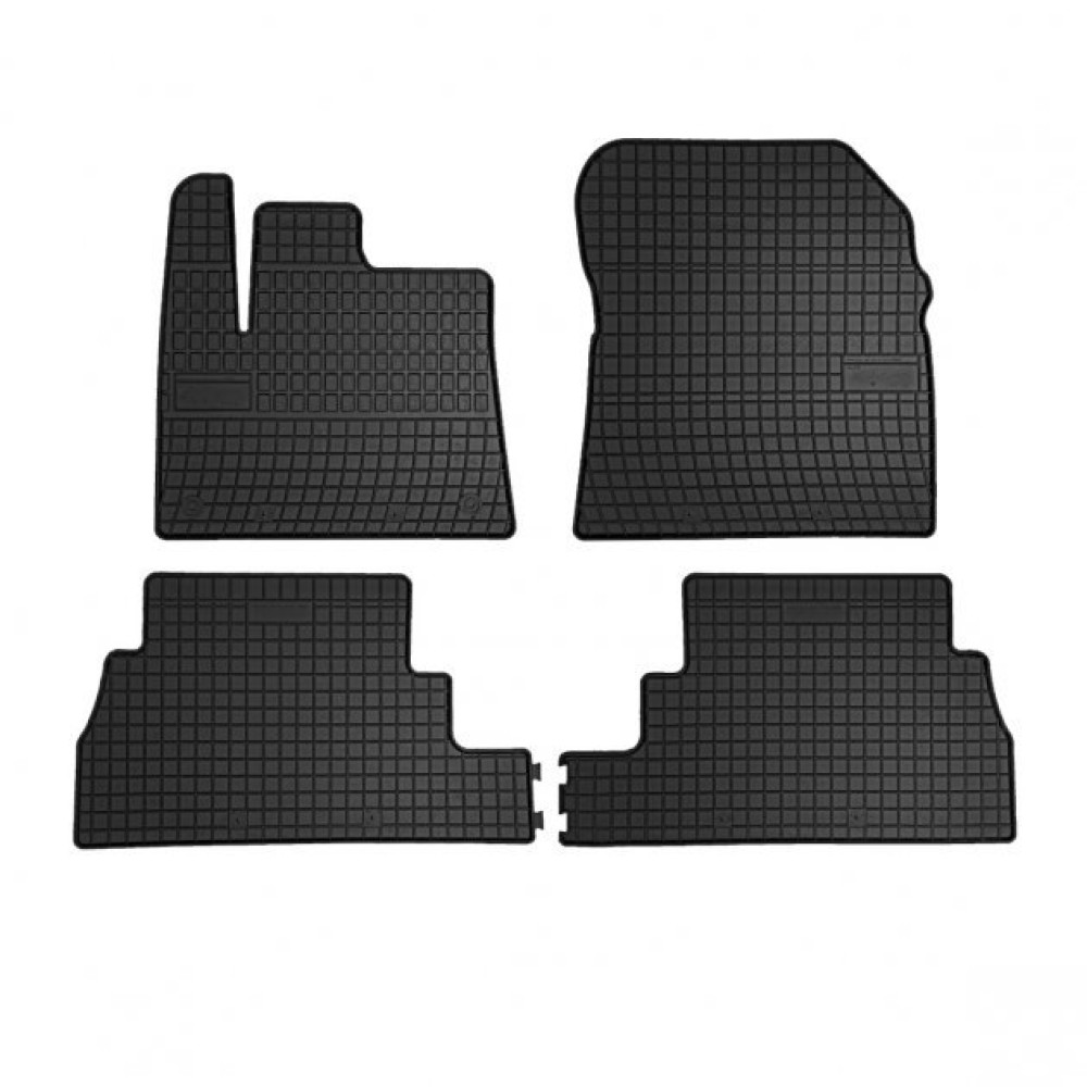 Car rubber floor mats black CITROEN BERLINGO III (2018-...) NEGRO