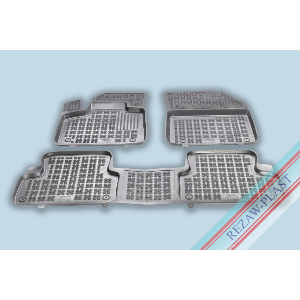 Car rubber floor mats black CITROEN DS7 (2018-...) 201236