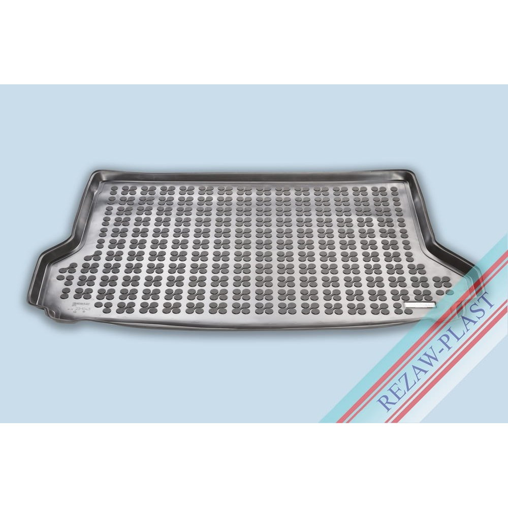 Car rubber floor mats black NISSAN X-TRAIL upper floor (2017-...) 231043 