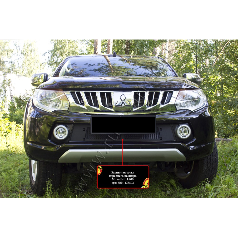 PROTECTIVE NET FOR FRONT BUMPER GRILL MITSUBISHI L200 (2015-...) SRM-138802