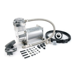 COMPRESOR DE AIRE PARA COCHE 12V VIAIR 325C KIT COMPRESOR CROMADO (32533)