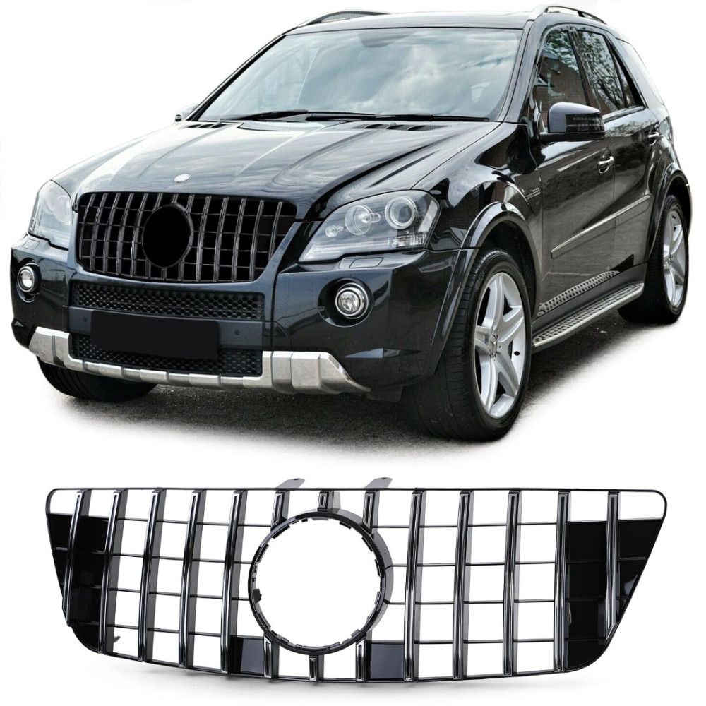 Front grill MB ML-class W164 Facelift Chrome/Black (2008-2011) 38293