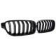 Front grills black gloss BMW 3 F30/F31 Double Stripe M Design Piano Black (2012-2018)