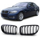 Front grills black gloss BMW 3 E90/E91 Facelift Double Stripe M Design Piano Black (2008-2011)