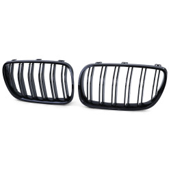 Parrillas delanteras negro brillo BMW X3 E83 Facelift Double Stripe (2006-2010) 40411