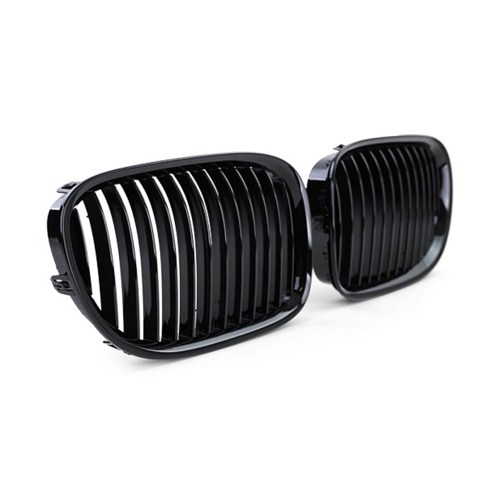 Front grills black gloss BMW 7 F01 (2007-2014) 40440