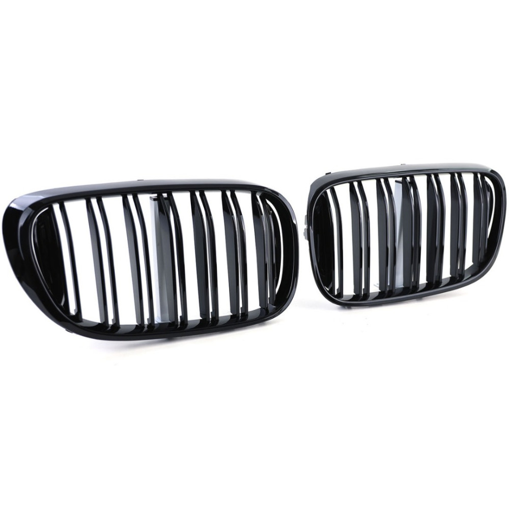 Front grills BMW 7 G11/G12 Double Stripe Black Gloss (2015-2019) 40810