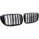 Front grills BMW 7 G11/G12 Double Stripe Black Gloss (2015-2019) 40810