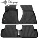 CAR RUBBER FLOOR MATS BLACK AUDI A4 (2007-2015) 3D STINGRAY