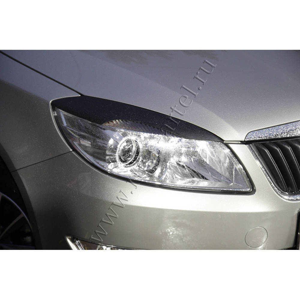 FRONT LAMP EYE BROWS  SKODA FABIA II HB (2010-2014) RESKF020800 
