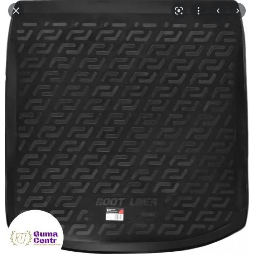 Car rubber trunk mat AUDI A4 Sedan (2016-...) LOCKER