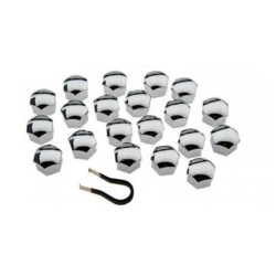 Bolt/nut caps chrome 21mm BIMECC (20 pcs.) BV21-000CR