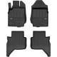 Car rubber floor mats black FORD RANGER (2016-...) 3D FROGUM