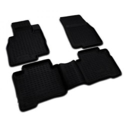 Alfombrillas de goma negras NOVLINE para Mitsubishi Grandis (7s.) (2003-2011)