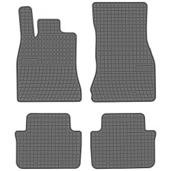 Car rubber floor mats black JAGUAR XF (2008-2015) NEGRO