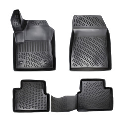 Car rubber floor mats black 3D ALFA ROMEO GIULIETTA (2010-...) RIZLINE
