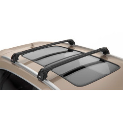 Car roof rack TURTLE AIR2 BLACK VW PASSAT B8 Variant flush rails (2015-...)