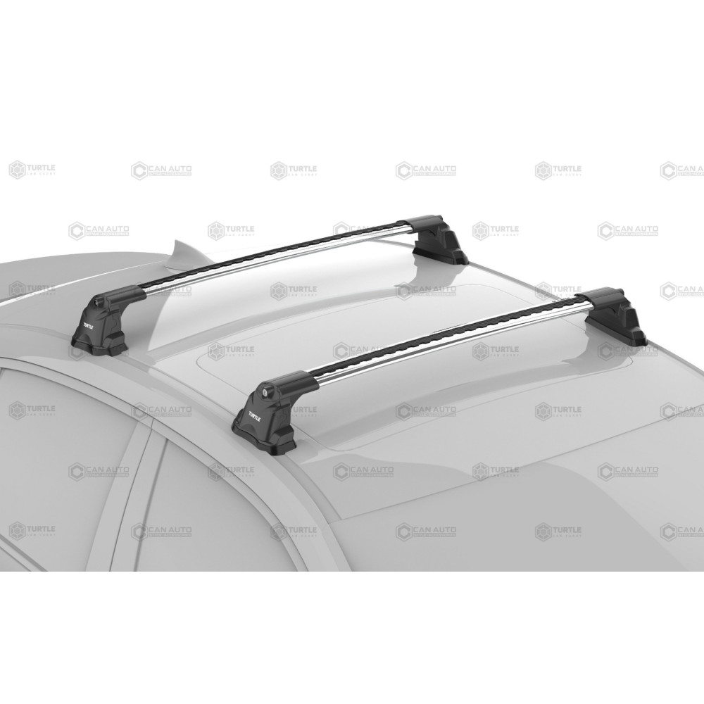 Barras de techo TURTLE AIR-3 PREMIUM para BMW 1 E81/E87 con puntos de fijación (2004-2011)